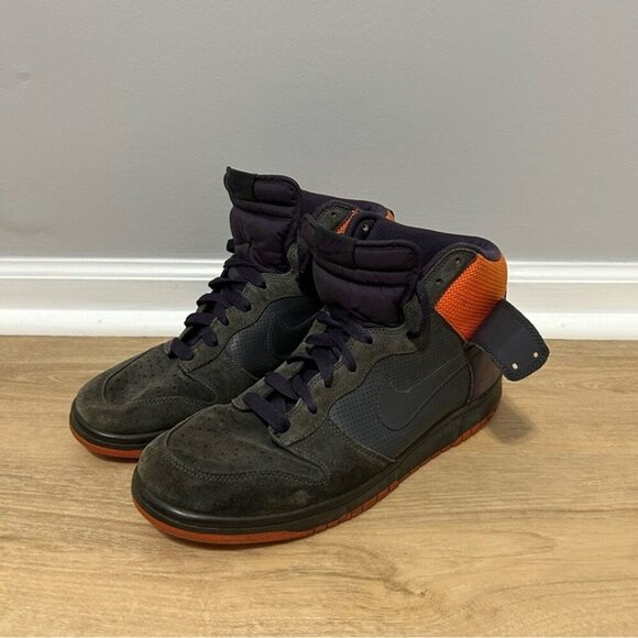 Nike High Dunk NBA Pack Phoenix Suns Gray Purple Orange Sneakers Men's Size 12